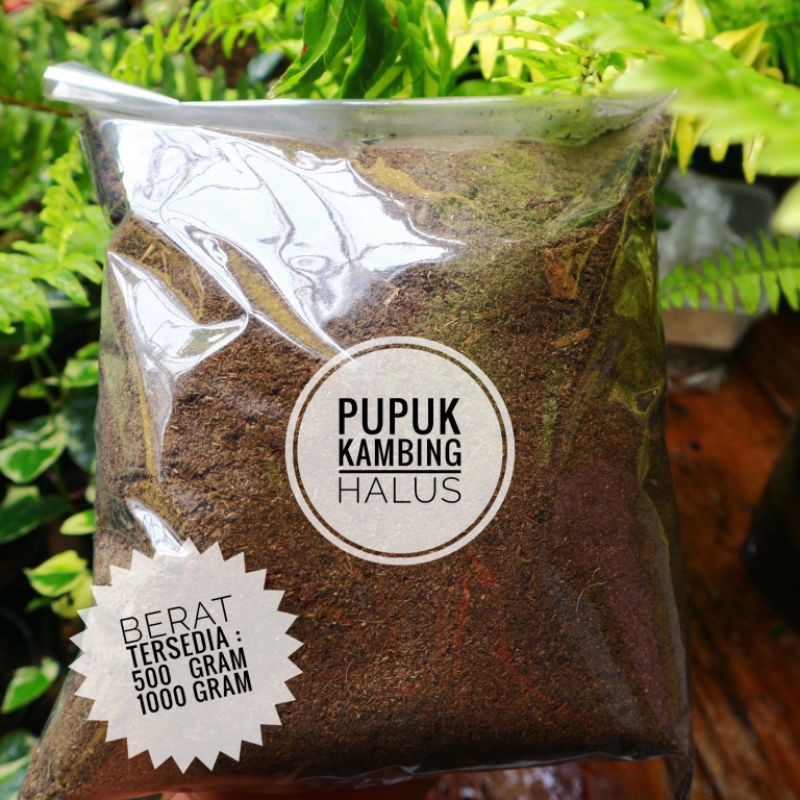 Pupuk kandang kambing halus asli