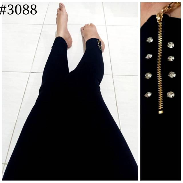 NEW LEGGING IMPORT ZIPPER POLOS / LEGGING MURAH / LEGGING IMPORT MURAH