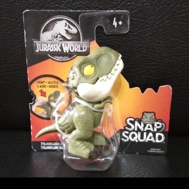 Mattel Snap Squad Jurassic World T-rex Hijau