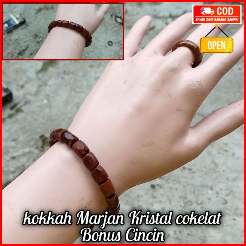 GELANG KOKKA MARJAN KATING FREE CINCIN GELANG TERAPI GELANG KOKAH KAOKAH KAUKAH