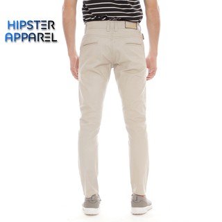 Jual HIPSTER Celana Chino Panjang Pria Warna LIGHT KHAKI Indonesia