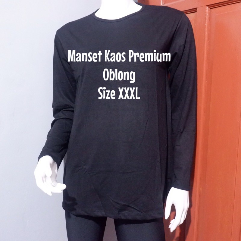 MANSET KAOS OBLONG PREMIUM Size XXXL