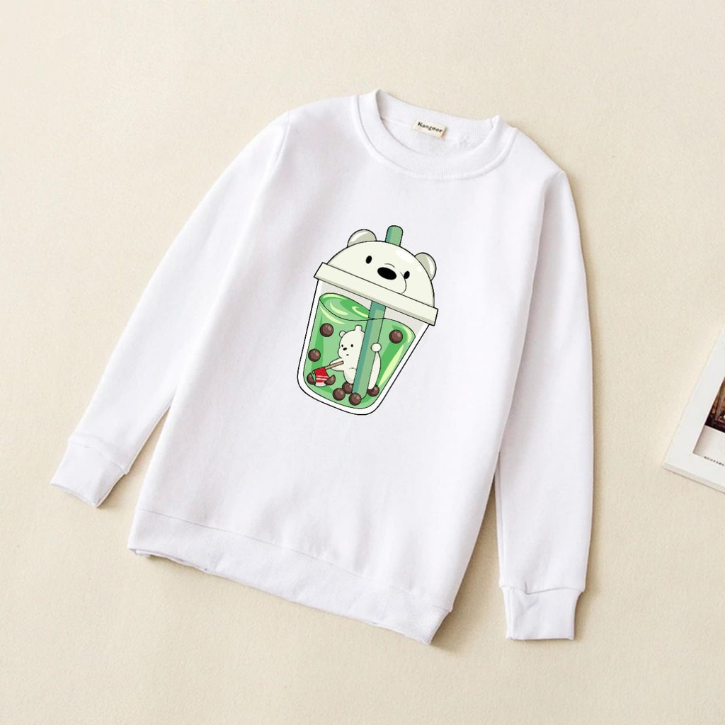 CUTE BEAR HOODIE WANITA - HOODIE BEST SELLER - JUMPER HALUS TERLARIS