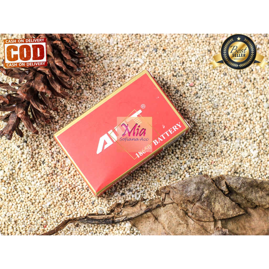 BATERAI VAPOOR AWT MERAH IMR 18650 BATRE VAPEE 3000mAh KUALITAS AUTHENTIC HARGA 1 PCS