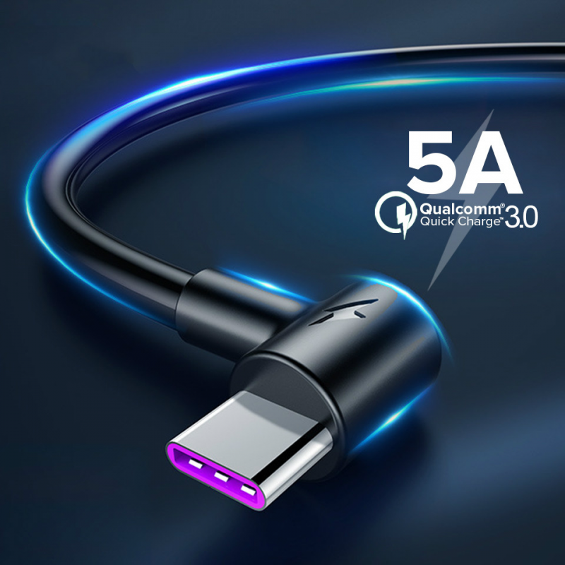 Kabel Usb Tipe C Fast Charging 5a Panjang 1m 2m Untuk Huawei P30 P20 Mate 20 Pro