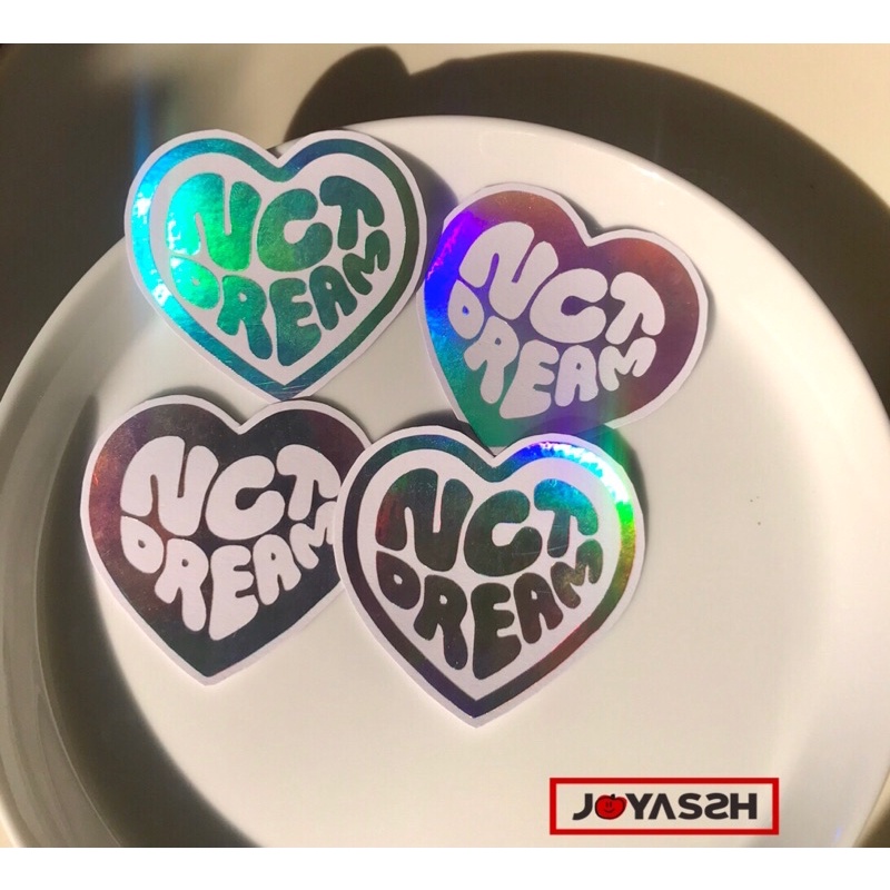 N C T DREAM LOGO STICKER HOLOGRAM HELLO FUTURE