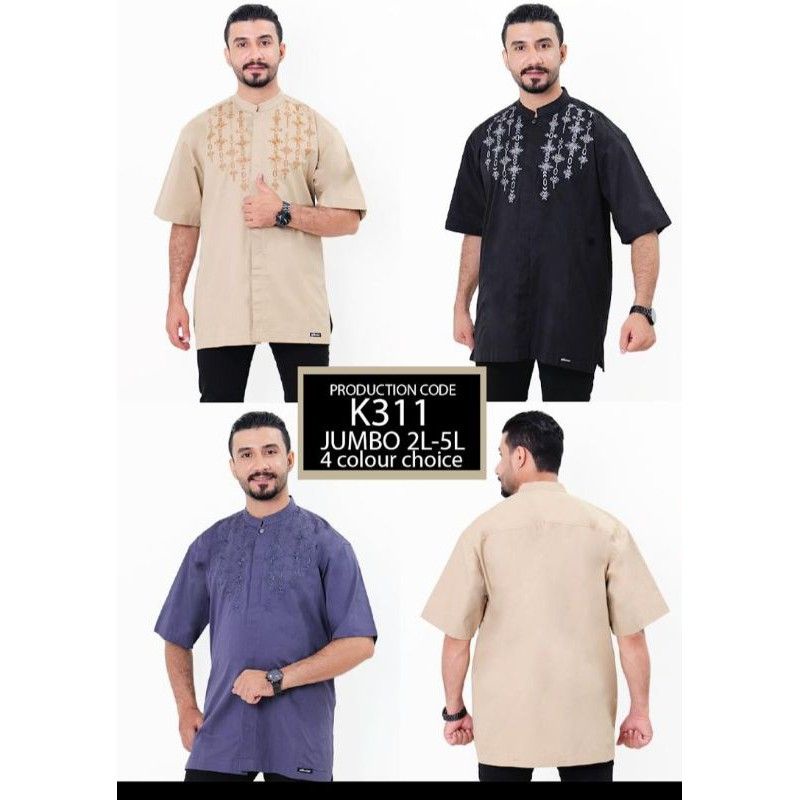 koko jumbo lengan pendek