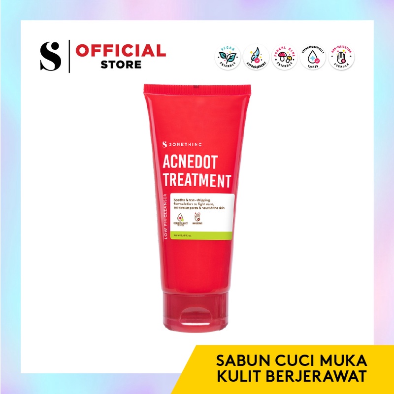 SOMETHINC ACNEDOT Treatment Low pH Cleanser - Sabun Cuci Muka Kulit Be - JB