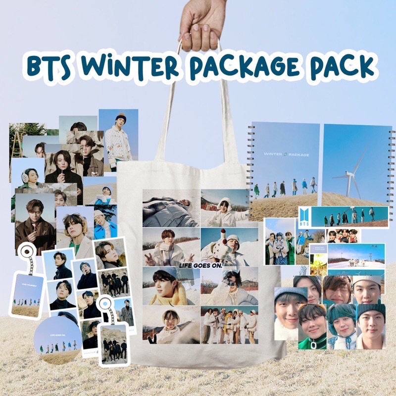 FANKIT BTS GIFT BOX BANGTAN WINTER PACKAGE MERCH ARMY HADIAH RM JIN SUGA JHOPE JIMIN V TAEHYUNG JK