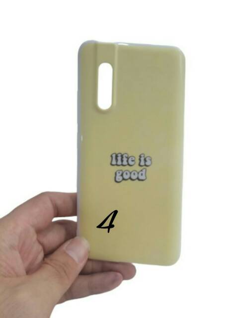 Case uv oil timbul macaron quotes  vivo V15 pro