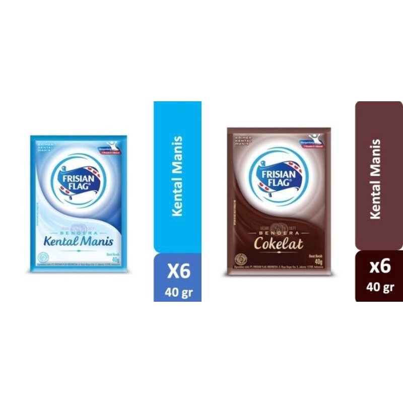 

Frisian Flag Putih/Coklat Sachet