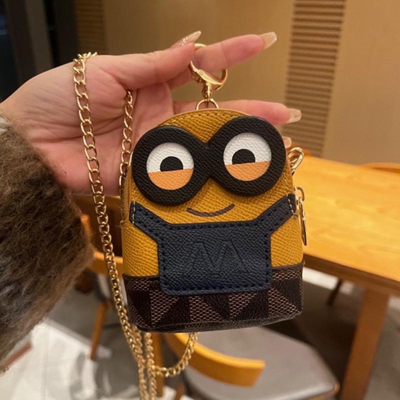 【COD】12/20CM Tas Wanita Tas Selempang Mini Minion Bag Wanita Terbaru Ransel Tas Wanita