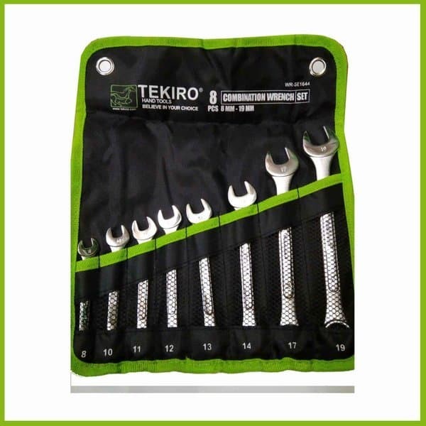 TEKIRO Kunci Ring Pas Set 8 - 19 mm 8 Pcs (WR-SE1644)