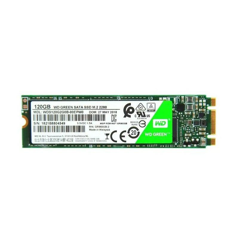 SSD WD GREEN M.2 120GB - SSD M.2 WD GREEN 120G - SSD M2 WD GREEN 120GB