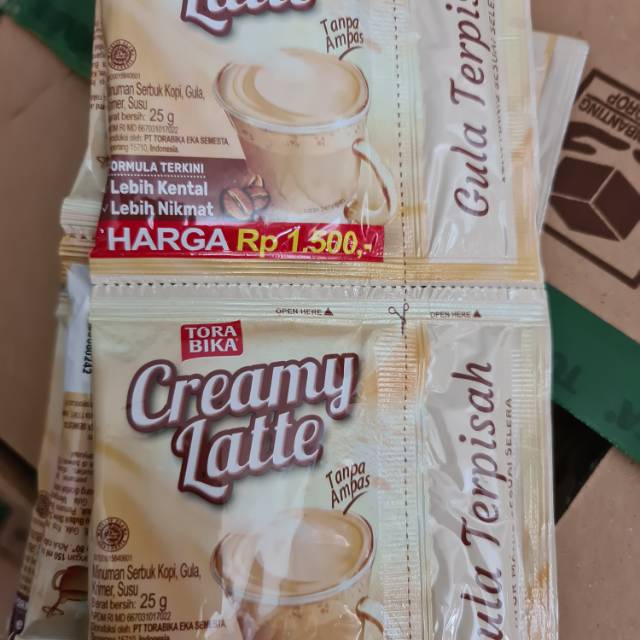 

Torabika Creamy Latte 1 Renceng isi 10 bungkus