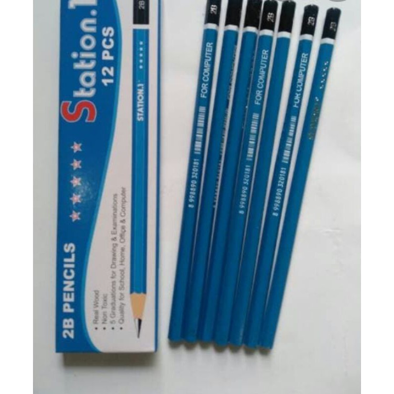 

[1 PAK] PENSIL 2B STATION 1 - MONTANA MURAH