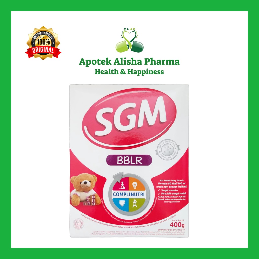 SGM BBLR Bayi 0-12bulan (Box 200/400gr) - SGM Premature Susu Formula Bayi Lahir Prematur / Berat Badan Lahir Rendah / Menaikan Berat Badan