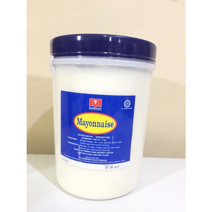 

Nay | Mayonnaise Diamond 4Kg Kualitas Terbaik