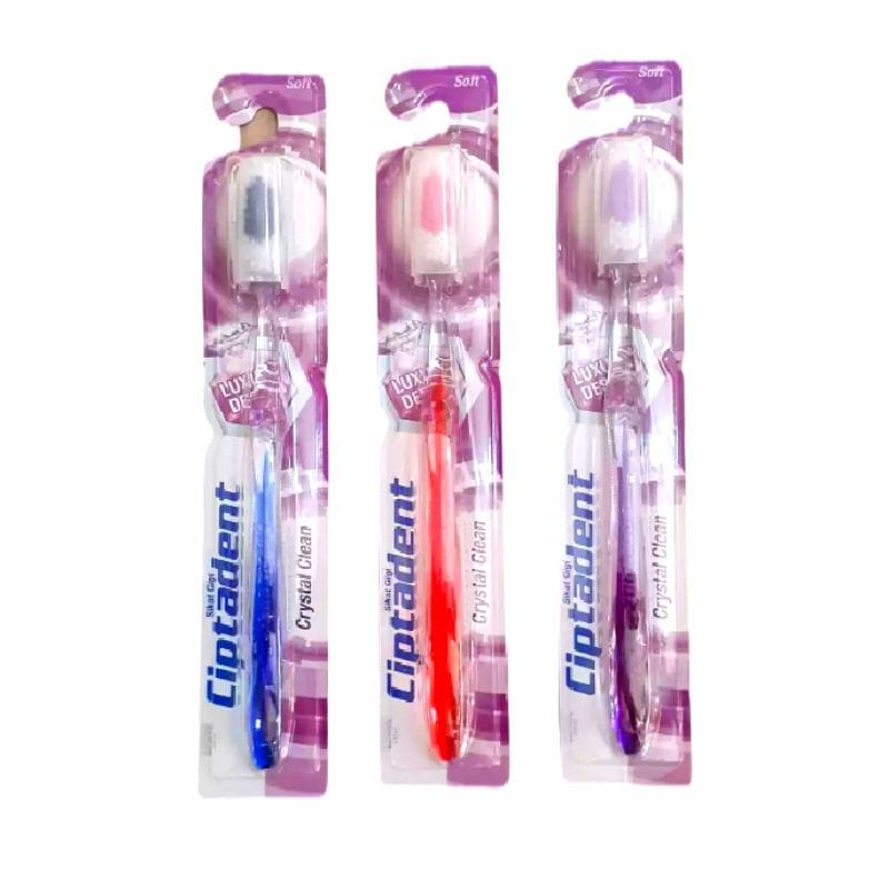 [ECER] CIPTADENT SIKAT GIGI CRYSTAL CLEAN DEWASA / SIKAT GIGI CIPTADENT CRYSTAL CLEAN