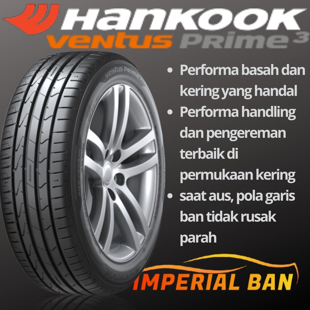 225/55 R16 HANKOOK PRIME 3 UKURAN BAN MOBIL BMW 530 MERCEDES E 350