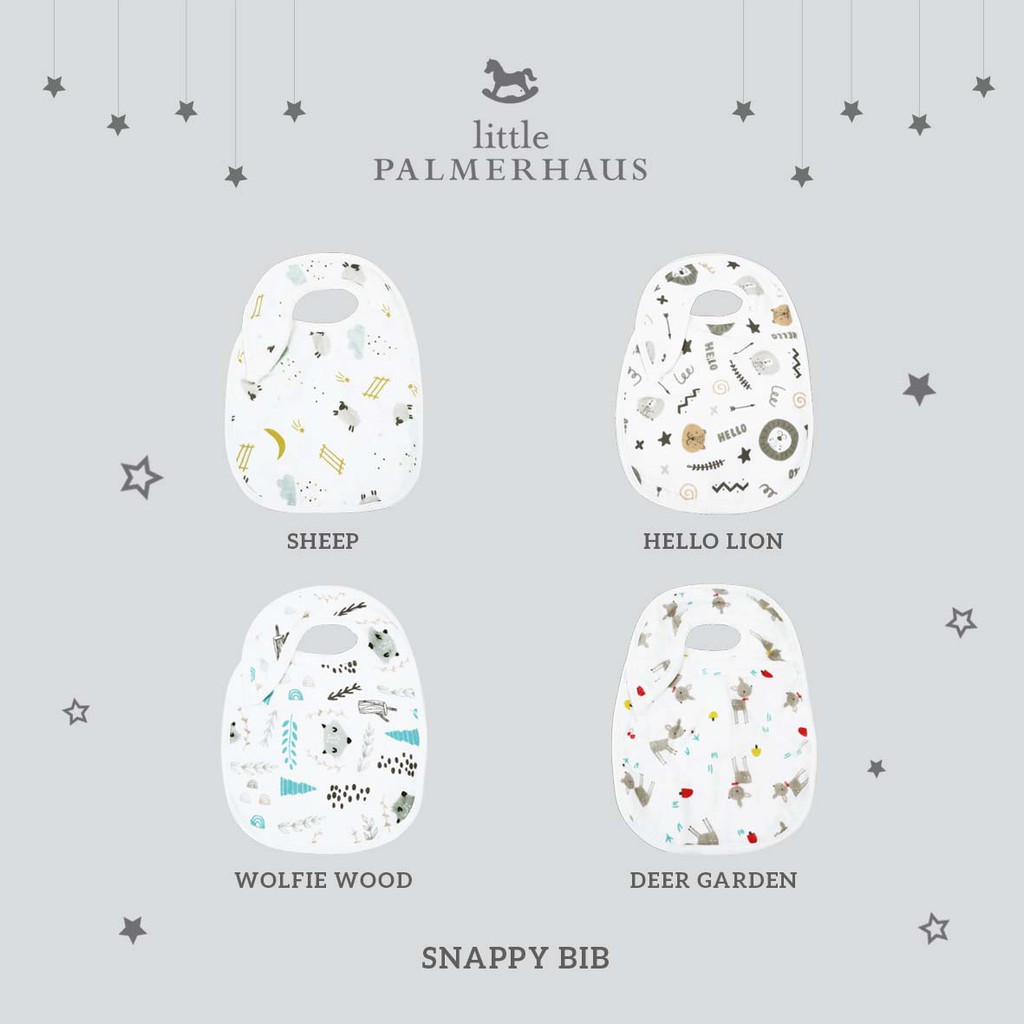 Little Palmerhaus - Snappy Bib (Celemek Bayi & Anak