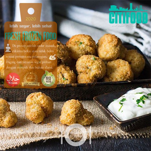 

Breaded Garlic Mushroom | Jamur Bawang Tepung Roti | Frozen