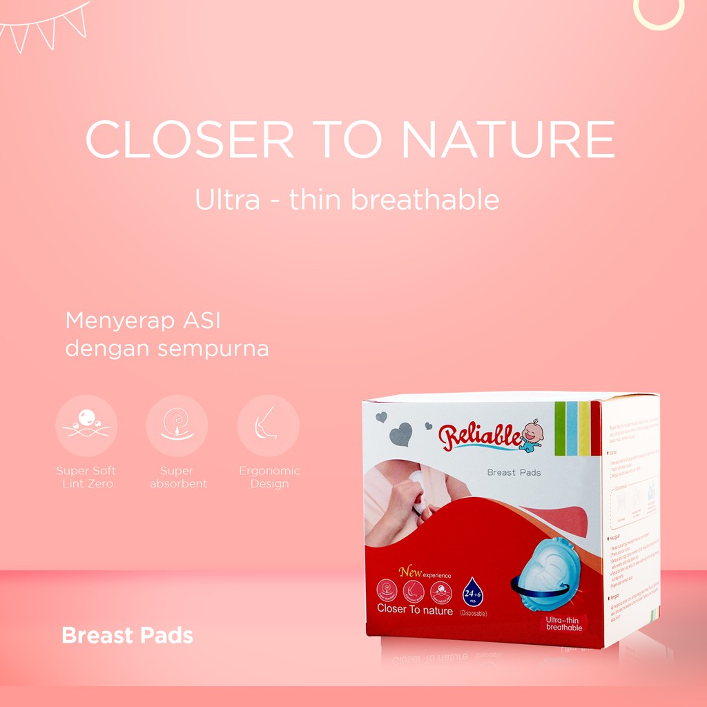 Reliable Breast Pads isi 24 | FREE 6 PCS RPS-9947