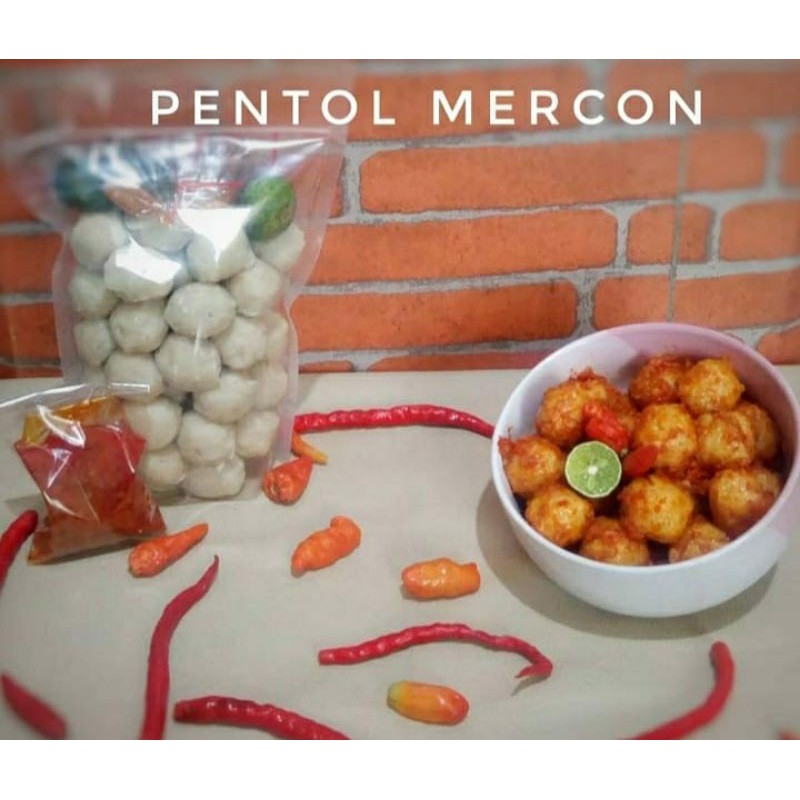 

Pentol mercon ayam / sapi