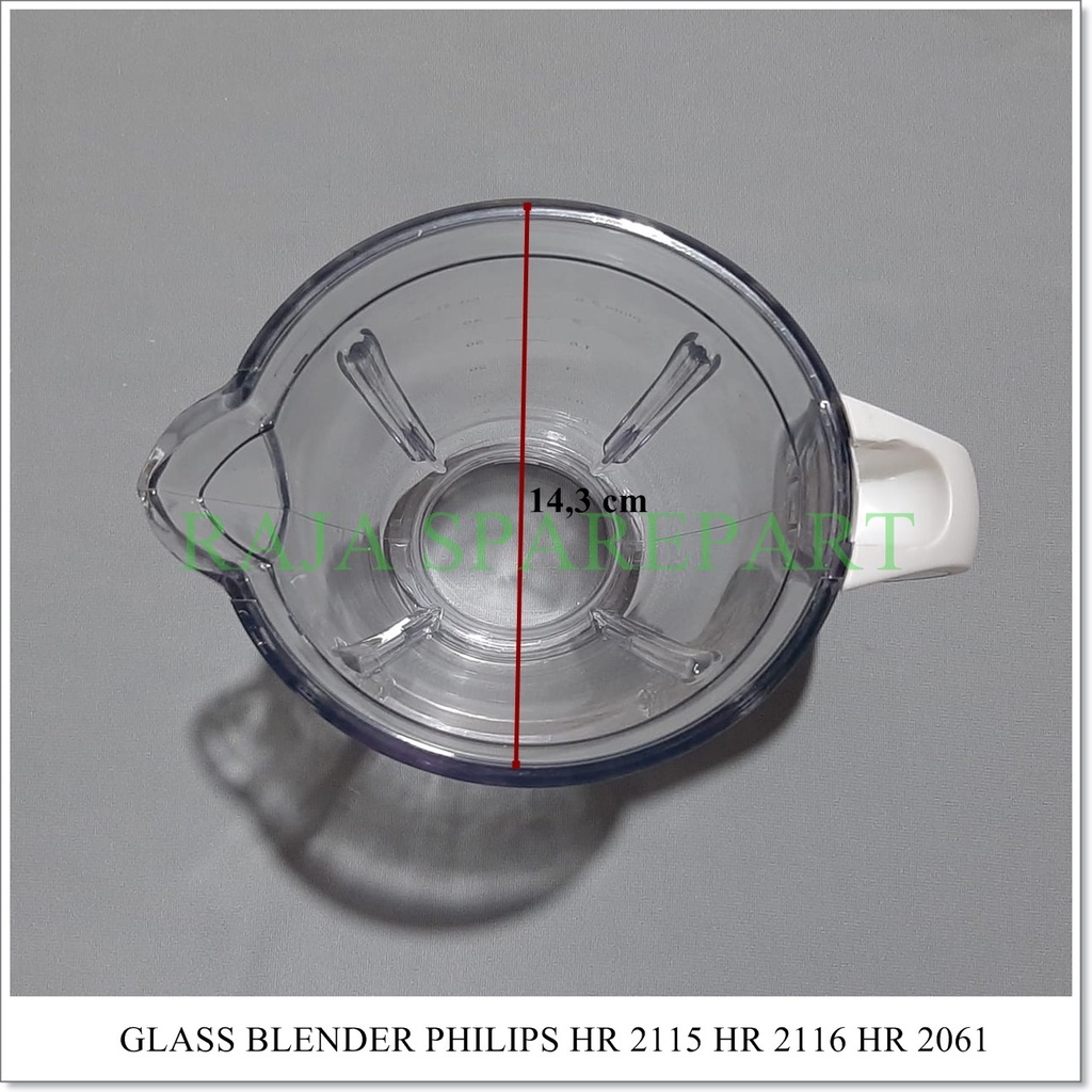 GLASS BLENDER PHILIPS HR 2115 HR 2116 HR 2061