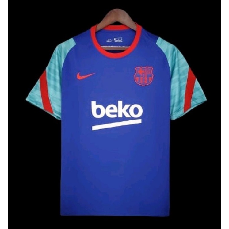 Jersey Kaos Baju Bola Barca Barcelona 3rd Training Latihan Prematch Big Size XXL 2XL New 2021 2022