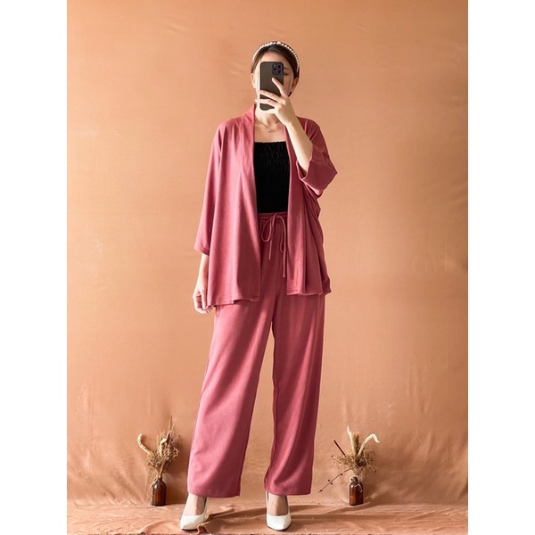 Ciella Set (1 Set Outer + Pants Knit Premium)