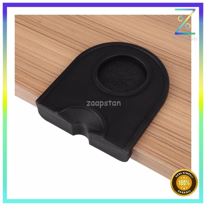 OneTwoCups Silicone Holder Mat Tamper Kopi Espresso Barista - 0310 - Black