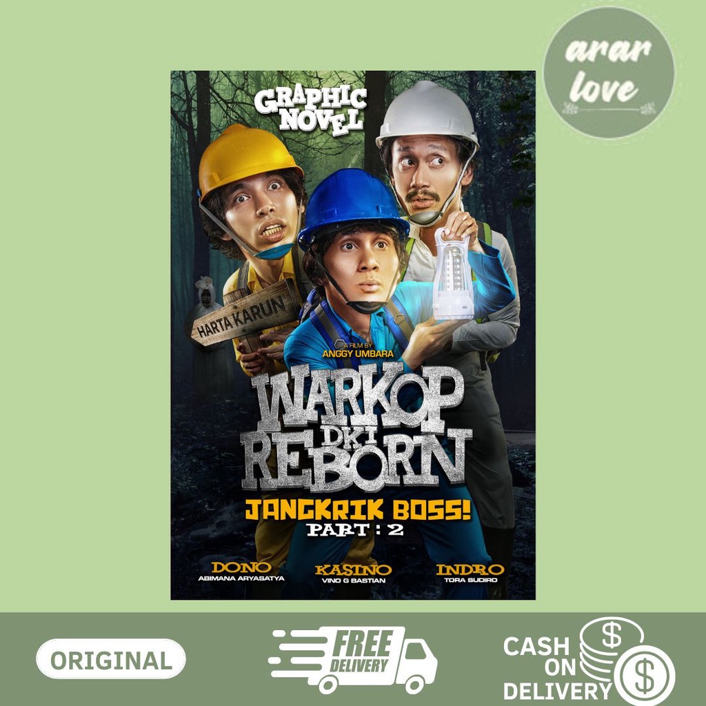 Jual Buku Warkop Dki Reborn Jangkrik Boss Part 2 Edisi Graphic Novel Shopee Indonesia 