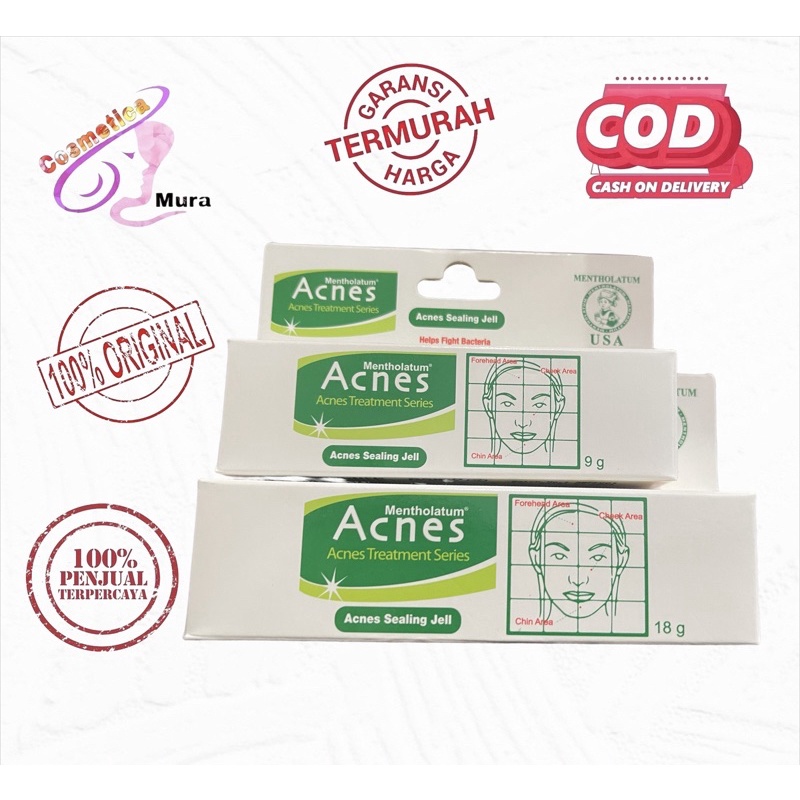 cosmeticamurah - ACNES SEALING GEL 9 GR DAN 18 GR - OBAT TOTOL JERAWAT ACNES AMPUH BENTUK GEL