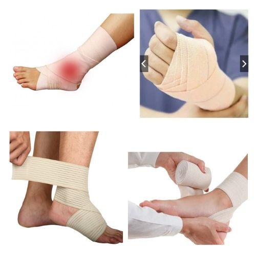 Perban Urut Patah Tulang Terkilir Pelindung Lutut Engkel Ealastic Bandage  113117