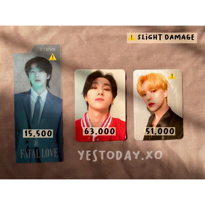 PC Minhyuk Changkyun (I.M) Bookmark Hyungwon Monsta X