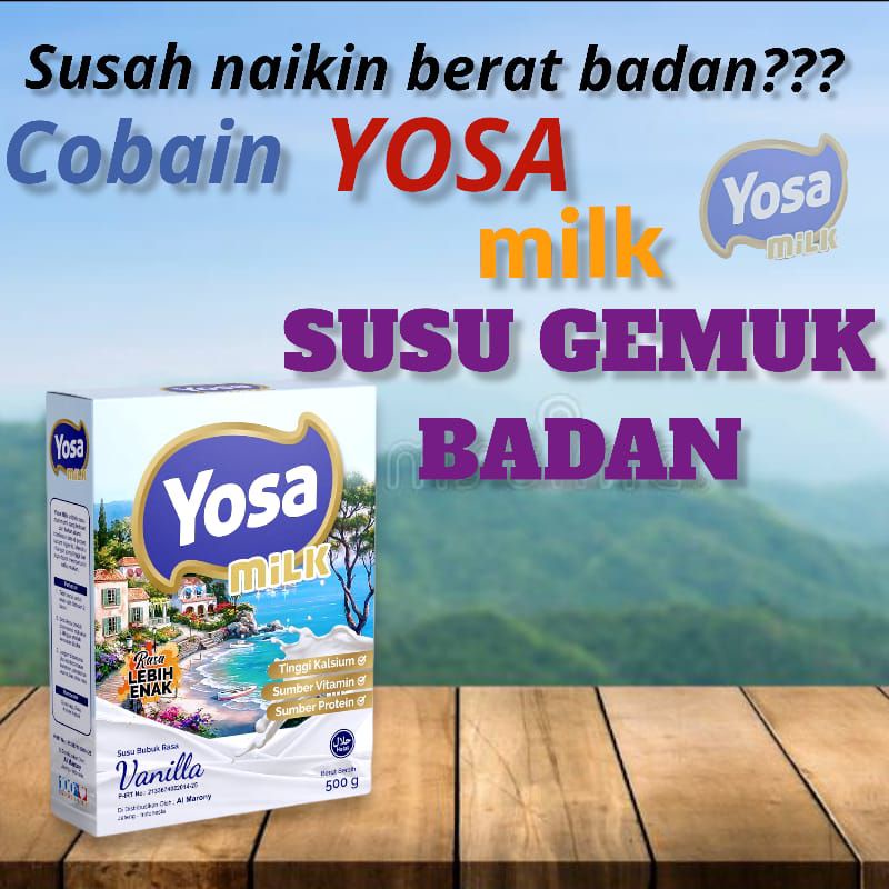 Yosamilk New BPOM tinggi kalsium dan protein