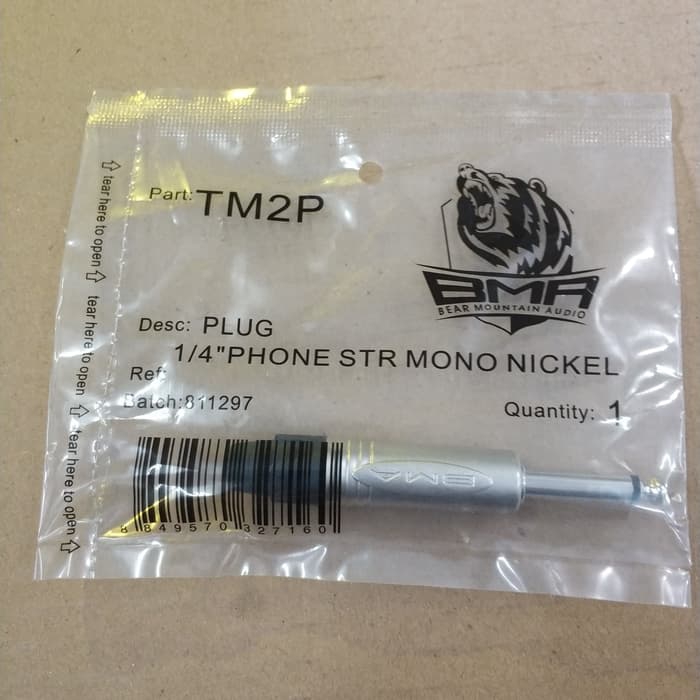 jack jeck jec jek 6,5mm mono BMA original / Jek Gitar / jek keyboard