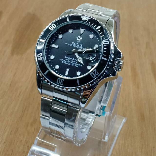 JAM TANGAN ROLEX BATIK SILVER GOLD KW SUPER