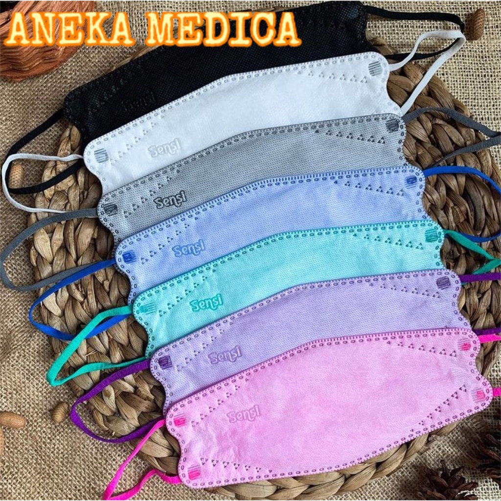 Masker sensi convex mask 4 ply earloop isi 7pcs