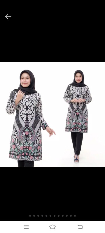Emhabatik | Jumbo Tunik Batik Wanita Emhabatik Seragam Terlaris