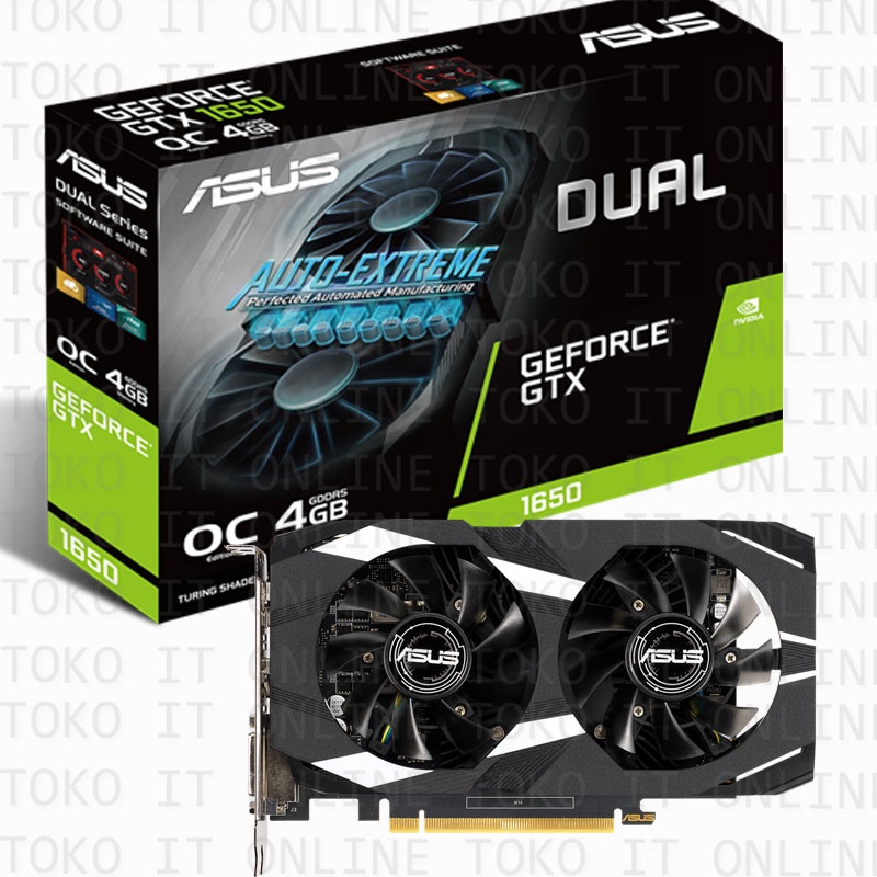 ASUS VGA GTX1650 DUAL EXTREME OC DDR5 4GB