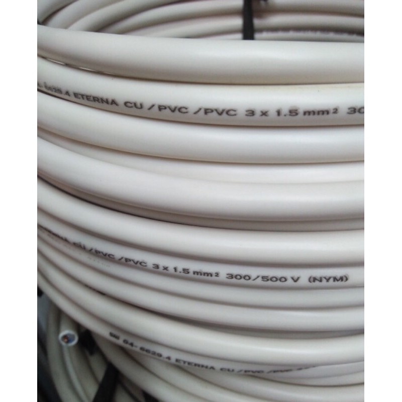 Kabel NYM 3x1.5 Eterna Harga PER METER