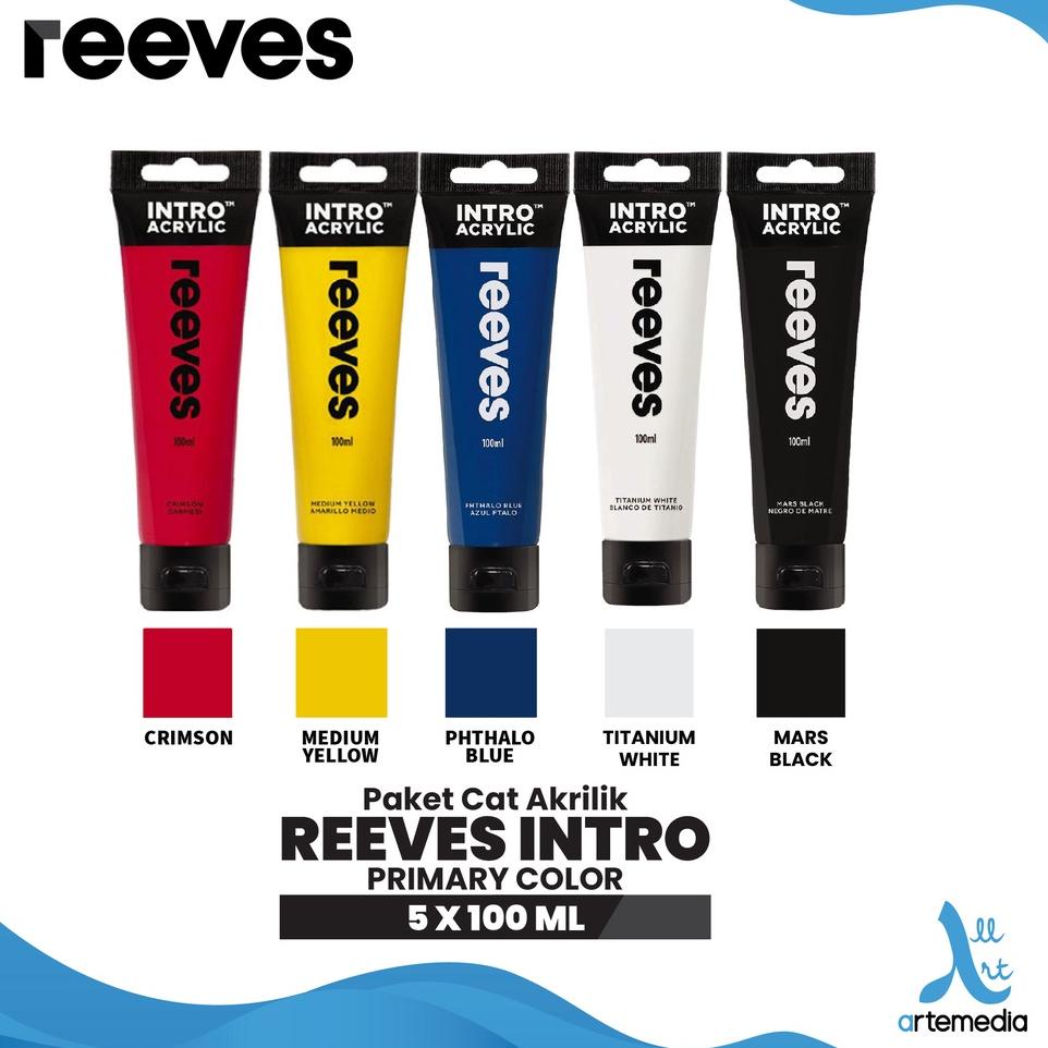 

[KODE 096NV] Cat Akrilik Reeves Intro 100ml Acrylic Paint Color