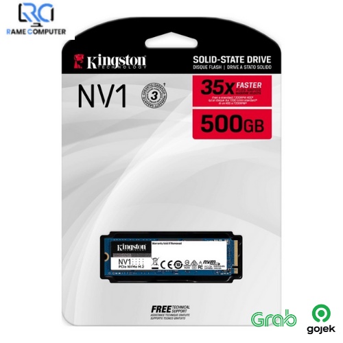 KINGSTON NV1 500GB SSD PCIE 3.0 GEN3 M.2 NVME SNVS/500G