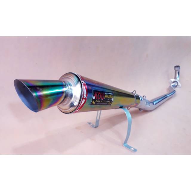 Knalpot Racing KOU Bunglon Supra x 125 Revo Kharisma