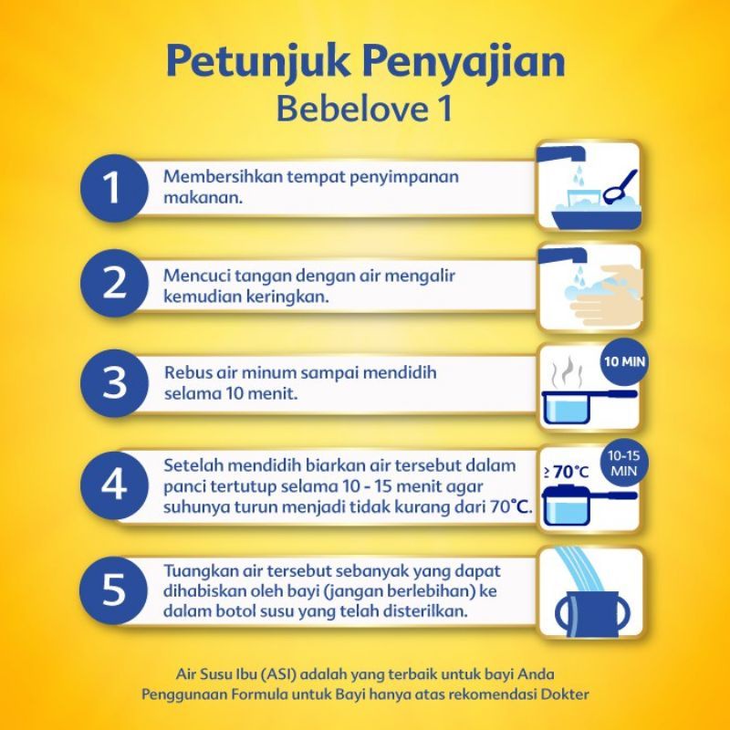 Bebelove 1 susu formula untuk bayi usia 0-6 bulan 200 gr