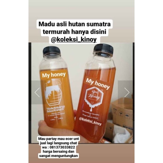 

madu asli hutan sumatra botol ukuran 250 gr