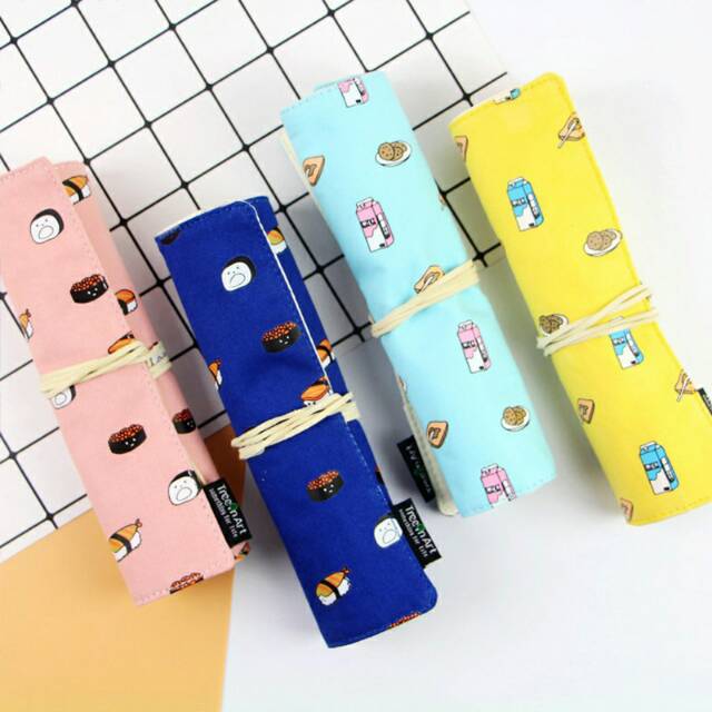 

Milk and Sushi Roll Up Pencil Case