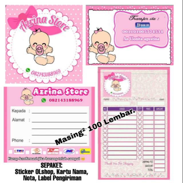 

(ISI 400 LMBR) PAKET OLSHOP MURAHH!!